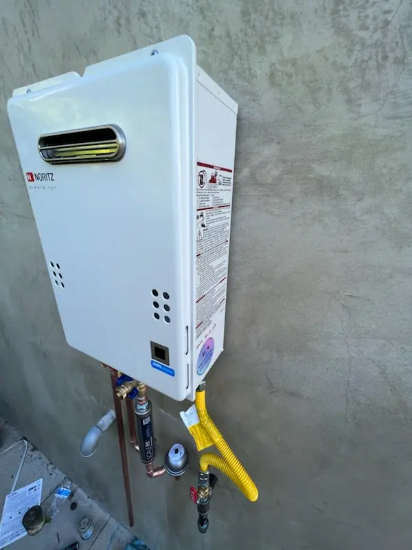 Tankless water heater installation for Bossards Corner homes